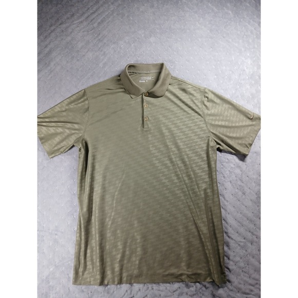 Nike Golf Other - Nike Golf Tour Performance Dri-Fit Polo Shirt Mens Large L Olive Green Diamond